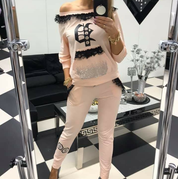 Brand new leisure set pants+blouse fits S/M - Picture 3 of 3